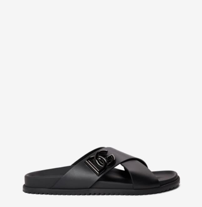 Criss cross slide for men